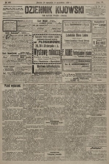 Dziennik Kijowski : pismo polityczne, społeczne i literackie. 1909, nr 195