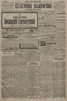 Dziennik Kijowski : pismo polityczne, społeczne i literackie. 1909, nr 206