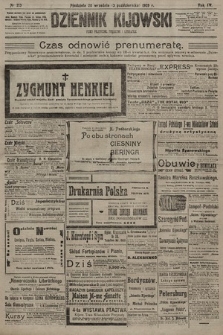 Dziennik Kijowski : pismo polityczne, społeczne i literackie. 1909, nr 213