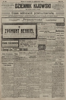Dziennik Kijowski : pismo polityczne, społeczne i literackie. 1909, nr 214