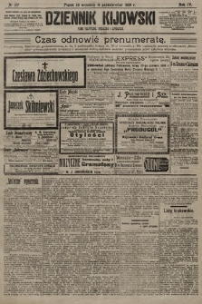 Dziennik Kijowski : pismo polityczne, społeczne i literackie. 1909, nr 217