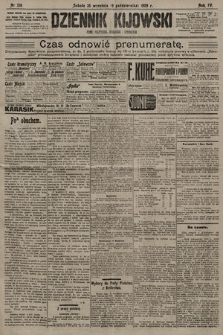 Dziennik Kijowski : pismo polityczne, społeczne i literackie. 1909, nr 218