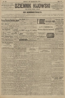 Dziennik Kijowski : pismo polityczne, społeczne i literackie. 1909, nr 224