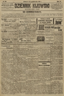 Dziennik Kijowski : pismo polityczne, społeczne i literackie. 1909, nr 230