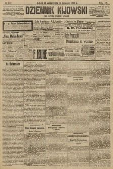 Dziennik Kijowski : pismo polityczne, społeczne i literackie. 1909, nr 242