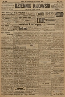 Dziennik Kijowski : pismo polityczne, społeczne i literackie. 1909, nr 248