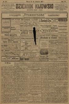 Dziennik Kijowski : pismo polityczne, społeczne i literackie. 1909, nr 256