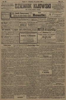 Dziennik Kijowski : pismo polityczne, społeczne i literackie. 1909, nr 271