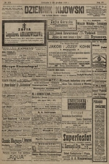Dziennik Kijowski : pismo polityczne, społeczne i literackie. 1909, nr 279