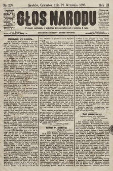 Głos Narodu. 1895, nr 209