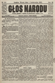 Głos Narodu. 1895, nr 225