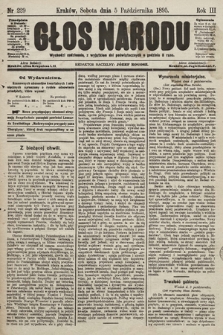 Głos Narodu. 1895, nr 229