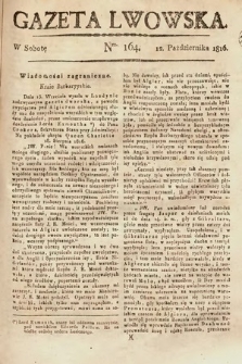 Gazeta Lwowska. 1816, nr 164