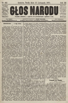 Głos Narodu. 1895, nr 261