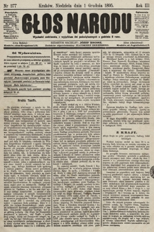 Głos Narodu. 1895, nr 277