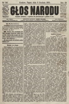 Głos Narodu. 1895, nr 281