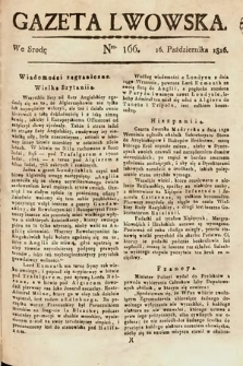 Gazeta Lwowska. 1816, nr 166