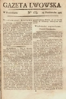 Gazeta Lwowska. 1816, nr 173