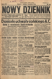 Nowy Dziennik. 1934, nr 95