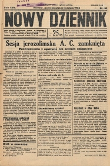 Nowy Dziennik. 1934, nr 97