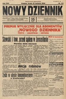 Nowy Dziennik. 1934, nr 113