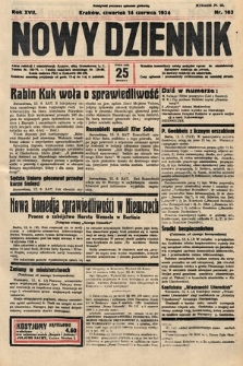 Nowy Dziennik. 1934, nr 163