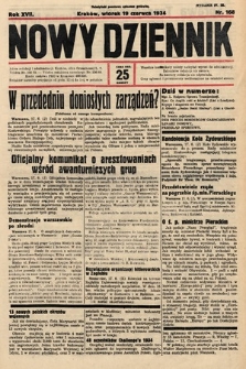 Nowy Dziennik. 1934, nr 168