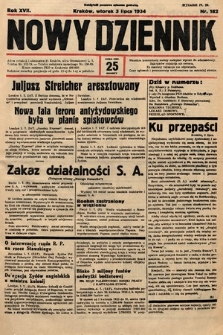 Nowy Dziennik. 1934, nr 182