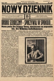 Nowy Dziennik. 1934, nr 240