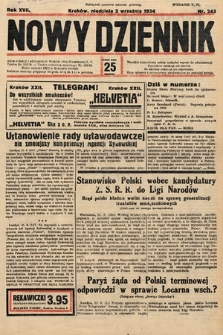 Nowy Dziennik. 1934, nr 243