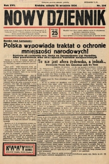 Nowy Dziennik. 1934, nr 254