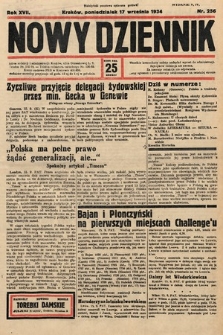 Nowy Dziennik. 1934, nr 256