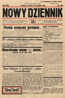 Nowy Dziennik. 1934, nr 263