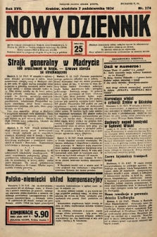 Nowy Dziennik. 1934, nr 274