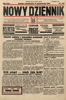 Nowy Dziennik. 1934, nr 282