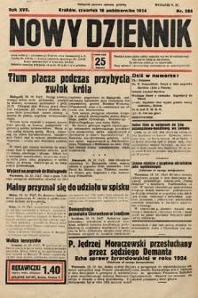 Nowy Dziennik. 1934, nr 285