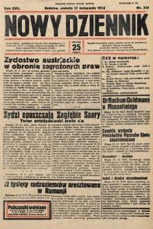 Nowy Dziennik. 1934, nr 315
