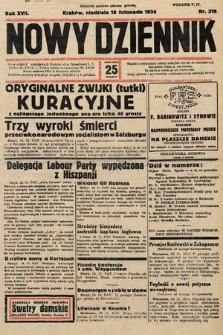 Nowy Dziennik. 1934, nr 316