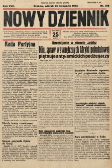 Nowy Dziennik. 1934, nr 318