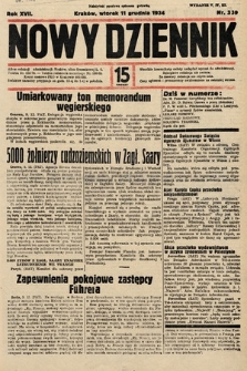 Nowy Dziennik. 1934, nr 339