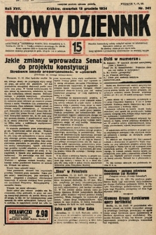 Nowy Dziennik. 1934, nr 341