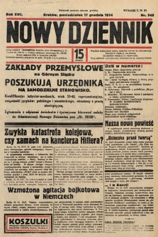 Nowy Dziennik. 1934, nr 345