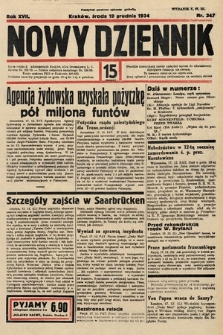Nowy Dziennik. 1934, nr 347