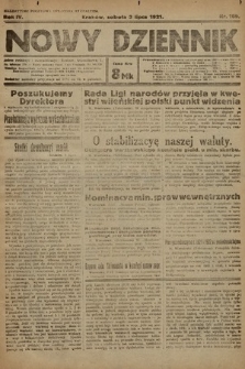 Nowy Dziennik. 1921, nr 169