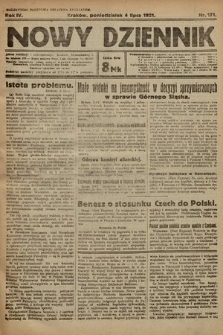 Nowy Dziennik. 1921, nr 171