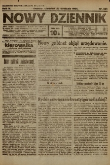 Nowy Dziennik. 1921, nr 251