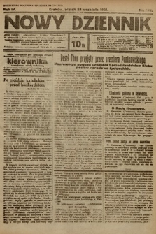 Nowy Dziennik. 1921, nr 252