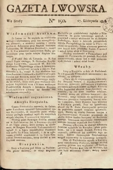 Gazeta Lwowska. 1816, nr 190