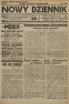 Nowy Dziennik. 1921, nr 300