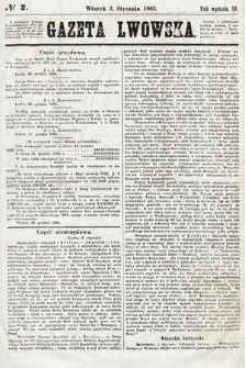 Gazeta Lwowska. 1865, nr 2